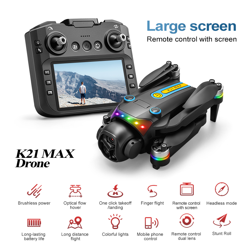 Drone Ae Rc - 屋外用電動ドローン デュアルカメラ 90 ° 120 °