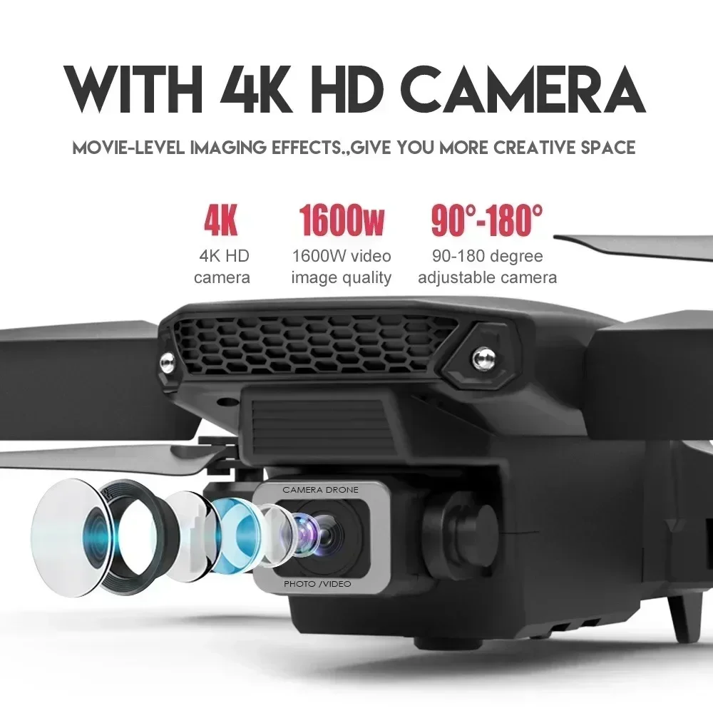 折りたたみ式クワッドコプター,e88プロ広角fpv,wifi - Drone Ae Rc のレビューと価格