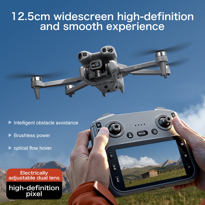 GT50 ミニドローン デュアルカメラ 8K 空撮機 障害物 - Jjrc Drone X12 のレビューと価格